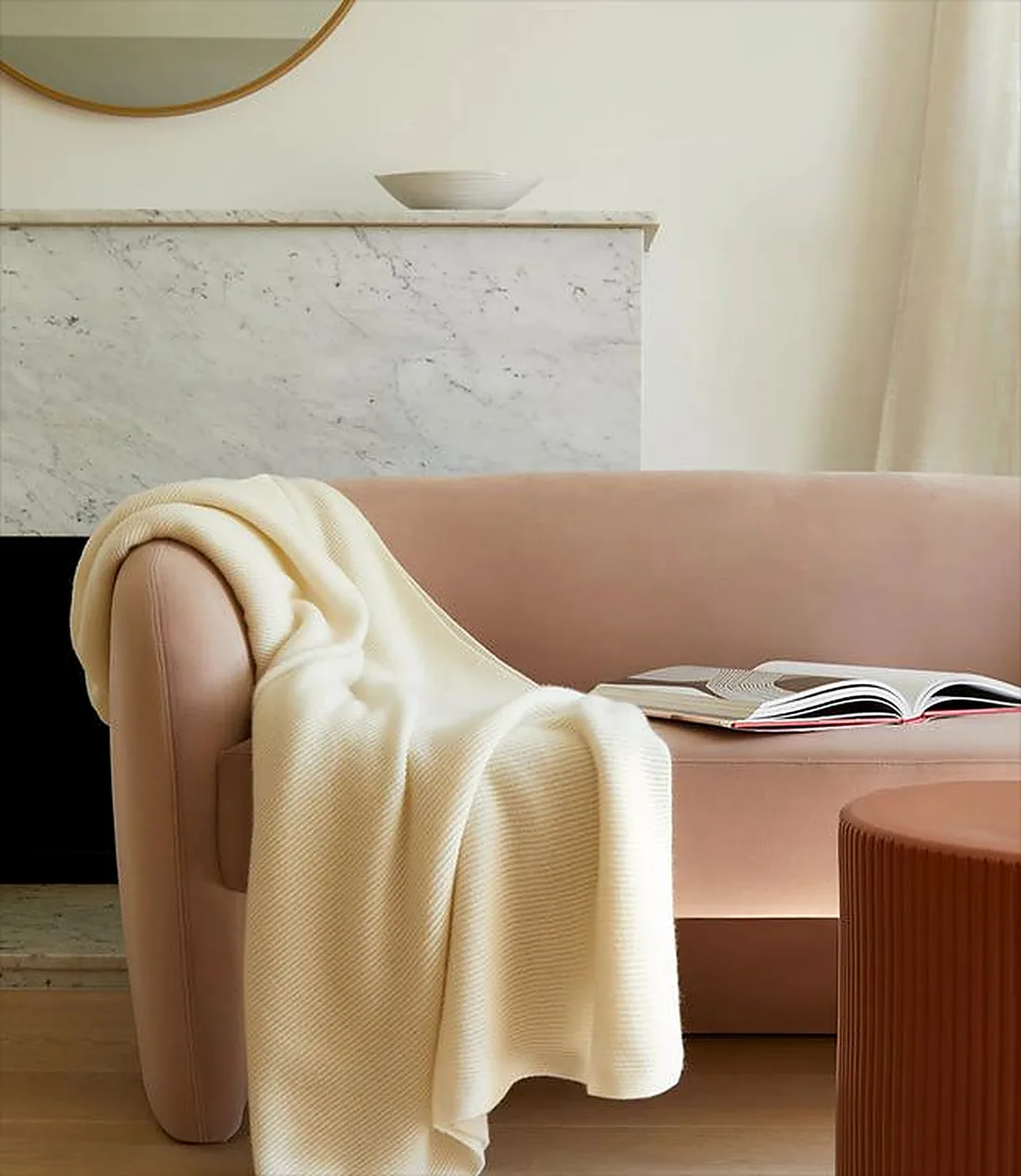 Calm interior sitting area